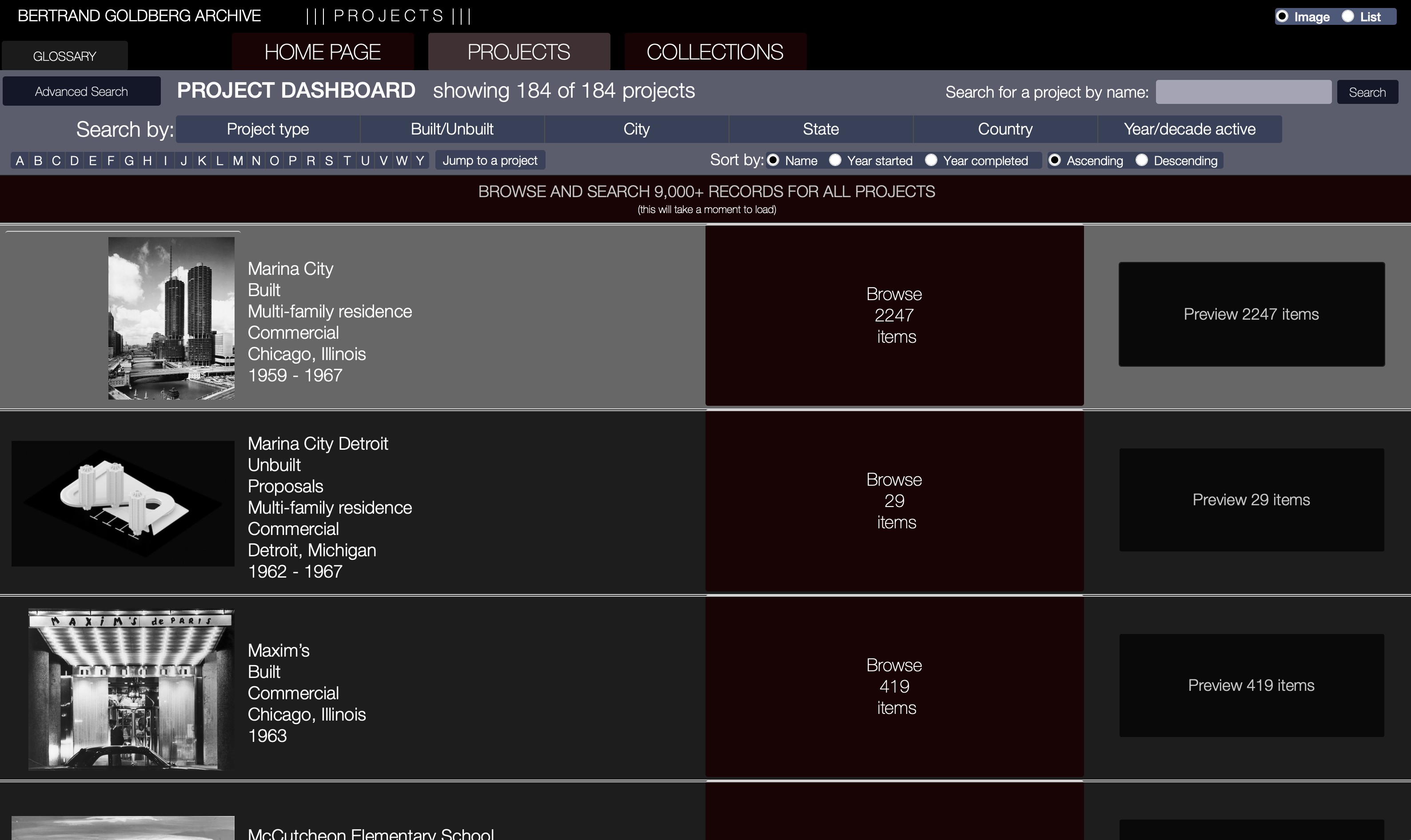 Screenshot of the RBSC database showing the Individuals page with a photo of Christina Ramberg and tabs to see records related to her from other databases.
